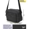 imageReebok Womens Crossbody Bags  Lightweight Sling Cell Phone Purse Quilted Small Crossbody Bags WomenDance Black