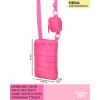 imageReebok Womens Crossbody Bags  Lightweight Sling Cell Phone Purse Quilted Small Crossbody Bags WomenHera Bright Pink