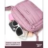 imageReebok Womens Crossbody Bags  Lightweight Sling Cell Phone Purse Quilted Small Crossbody Bags WomenLilac Dance