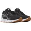 imageReebok Womens Zig Dynamica STR Sneaker BlackWhiteSilver Metallic 8