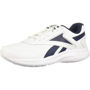 imageReebok Mens Walk Ultra 7 DMX Max Shoe Medium XWideWhite Collegiate Navy Collegiate Royal