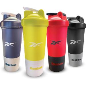 imageReebok Shaker Bottle  17oz Red Plastic BPA Free  Protein Shaker Gym Running Hiking Bottle  500ml Dishwasher SafeYellow