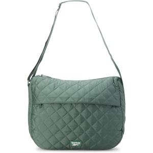 imageReebok Womens Crossbody Bag  Stylish Lightweight Nylon Quilted and NonQuilted Everyday Sling Bags for WomenQuilted Green Celine