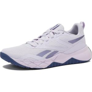imageReebok Womens NFX Trainer Sneaker Athletic Gym or Workout Shoes for WomenDigital GleamTwilight PurpleBlack