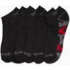 imageReebok Boys Ankle Socks  6 Pack MoistureWicking Low Cut Athletic Low Cut Socks for Boys with Arch Support Sizes SLBlack Camo