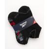 imageReebok Boys Ankle Socks  6 Pack MoistureWicking Low Cut Athletic Low Cut Socks for Boys with Arch Support Sizes SLBlack Camo