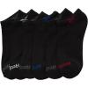 imageReebok Boys Ankle Socks  6 Pack MoistureWicking Low Cut Athletic Low Cut Socks for Boys with Arch Support Sizes SLBlack Logo