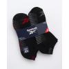 imageReebok Boys Ankle Socks  6 Pack MoistureWicking Low Cut Athletic Low Cut Socks for Boys with Arch Support Sizes SLBlackGrey Lines