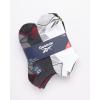 imageReebok Boys Ankle Socks  6 Pack MoistureWicking Low Cut Athletic Low Cut Socks for Boys with Arch Support Sizes SLWhiteGreyBlack