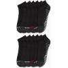 imageReebok Boys Quarter Socks  12 Pack Stretch Performance Quarter Cut Arch Support Socks  Cushioned Athletic Socks for BoysBlack Detail