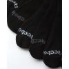 imageReebok Boys Quarter Socks  12 Pack Stretch Performance Quarter Cut Arch Support Socks  Cushioned Athletic Socks for BoysBlack Logo