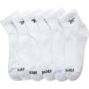 imageReebok Boys Quarter Socks  6 Pack Stretch Performance Quarter Cut Arch Support Socks  Cushioned Athletic Socks for BoysAll White