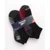 imageReebok Boys Quarter Socks  6 Pack Stretch Performance Quarter Cut Arch Support Socks  Cushioned Athletic Socks for BoysBlack Detail