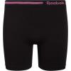 imageReebok Girls Boyshorts Underwear  4 Pack Soft Seamless Long Leg Boy Shorts  Playground Shorts for Girls 616Black Contrast