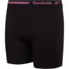 imageReebok Girls Boyshorts Underwear  4 Pack Soft Seamless Long Leg Boy Shorts  Playground Shorts for Girls 616Black Contrast