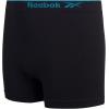 imageReebok Girls Boyshorts Underwear  4 Pack Soft Seamless Long Leg Boy Shorts  Playground Shorts for Girls 616Black With Tipping Waistband