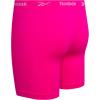 imageReebok Girls Boyshorts Underwear  4 Pack Soft Seamless Long Leg Boy Shorts  Playground Shorts for Girls 616BlackAquaHot PinkMulti Stripes
