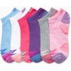 imageReebok Girls Lightweight Comfort Athletic Low Cut Socks 6 PackPink Assorted