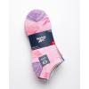 imageReebok Girls Lightweight Comfort Athletic Low Cut Socks 6 PackPink Assorted