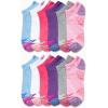 imageReebok Girls Low Cut Socks  12 Pack Lightweight Breathable Low Cut No Show Socks for Girls  Girls Athletic SocksPink Assorted