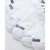 imageReebok Girls Low Cut Socks  6 Pack Performance Cushion Low Cut No Show Socks for Girls  Girls Athletic SocksAll White