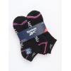 imageReebok Girls Low Cut Socks  6 Pack Performance Cushion Low Cut No Show Socks for Girls  Girls Athletic SocksBlack Detail