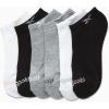 imageReebok Girls Low Cut Socks  6 Pack Performance Cushion Low Cut No Show Socks for Girls  Girls Athletic SocksBlackWhiteGrey