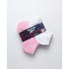imageReebok Girls Low Cut Socks  6 Pack Performance Cushion Low Cut No Show Socks for Girls  Girls Athletic SocksPinkWhiteGrey