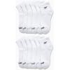 imageReebok Girls Quarter Socks  12 Pack Stretch Performance Quarter Cut Arch Support Socks  Cushioned Athletic Socks for GirlsAll White