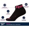 imageReebok Girls Quarter Socks  12 Pack Stretch Performance Quarter Cut Arch Support Socks  Cushioned Athletic Socks for GirlsPink Multi