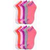 imageReebok Girls Quarter Socks  12 Pack Stretch Performance Quarter Cut Arch Support Socks  Cushioned Athletic Socks for GirlsPink Multi