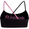 imageReebok Girls Training Bras  2 Pack Racerback Crop Cami Bralette with Removable Pads  Soft Seamless Bra for Girls 616Black JacquardWhite