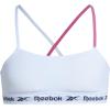 imageReebok Girls Training Bras  2 Pack Racerback Crop Cami Bralette with Removable Pads  Soft Seamless Bra for Girls 616Black JacquardWhite