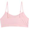 imageReebok Girls Training Bras  2 Pack Racerback Crop Cami Bralette with Removable Pads  Soft Seamless Bra for Girls 616PinkGrey