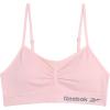 imageReebok Girls Training Bras  2 Pack Racerback Crop Cami Bralette with Removable Pads  Soft Seamless Bra for Girls 616PinkGrey