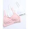 imageReebok Girls Training Bras  2 Pack Racerback Crop Cami Bralette with Removable Pads  Soft Seamless Bra for Girls 616PinkWhite
