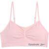 imageReebok Girls Training Bras  2 Pack Racerback Crop Cami Bralette with Removable Pads  Soft Seamless Bra for Girls 616PinkWhite