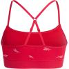imageReebok Girls Training Bras  2 Pack Racerback Crop Cami Bralette with Removable Pads  Soft Seamless Bra for Girls 616Rouge Red JaquardSharkskin