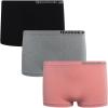 imageReebok Girls Boyshorts Underwear  3 Pack Soft Seamless Girls Panties Boy Shorts  Breathable Panties for Girls 616GreyRoseBlack