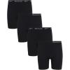 imageReebok Girls Boyshorts Underwear  4 Pack Soft Seamless Long Leg Boy Shorts  Playground Shorts for Girls 616All Black