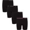 imageReebok Girls Boyshorts Underwear  4 Pack Soft Seamless Long Leg Boy Shorts  Playground Shorts for Girls 616Black Contrast