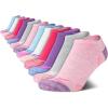 imageReebok Girls Low Cut Socks  12 Pack Lightweight Breathable Low Cut No Show Socks for Girls  Girls Athletic SocksPink Assorted