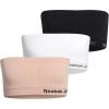 imageReebok Girls Training Bras  3 Pack6 Pack Soft Seamless Strapless Tube Bandeau Bra with Removable Pads Sizes SXLDusty RoseWhiteBlack3pk
