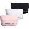 imageReebok Girls Training Bras  3 Pack6 Pack Soft Seamless Strapless Tube Bandeau Bra with Removable Pads Sizes SXLLight PinkWhiteBlack3pk
