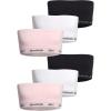 Light Pink/White/Black-6pk