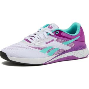 imageReebok Nano X5 Sneakers for Women Cross Training Gym Walking Shoes WomenFootwear WhitePurple RaveAi Aqua
