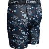 imageReebok Boys Boxer Briefs  3 Pack Athletic Performance Stretch Long Leg Underwear Boxers for Boys with Support Pouch 618Black PrintClear SkyBlack