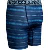 imageReebok Boys Boxer Briefs  3 Pack Athletic Performance Stretch Long Leg Underwear Boxers for Boys with Support Pouch 618Blue PrintBlackBlue