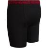 imageReebok Boys Boxer Briefs  3 Pack Athletic Performance Stretch Long Leg Underwear Boxers for Boys with Support Pouch 618Classic Black With Contrast