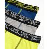 imageReebok Boys Boxer Briefs  3 Pack Athletic Performance Stretch Long Leg Underwear Boxers for Boys with Support Pouch 618Light GreyYellowNavy